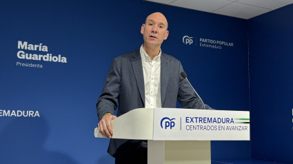 El portavoz del PP extremeño, José Ángel Sánchez Juliá