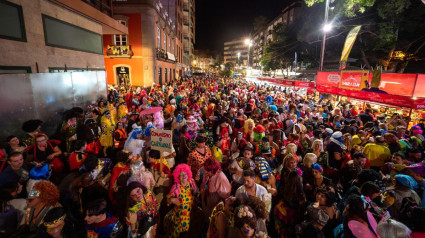 Noche de Carnaval en Santa Cruz de Tenerife