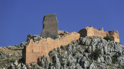 Ruinas del castillo de Xiquena de Lorca, una fortaleza del siglo XII