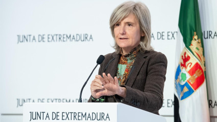 Victoria Bazaga, portavoz de la Junta.