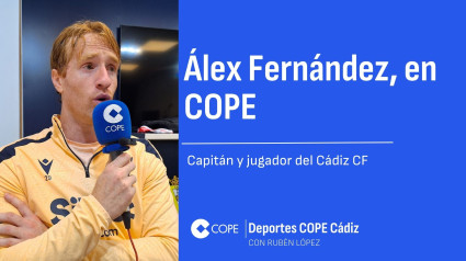 Álex Fernández, capitán del Cádiz CF, en COPE