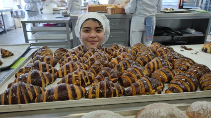 Luisa está encantada en el ciclo de Panadería