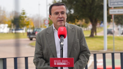 Miguel Ángel Gallardo, líder del PSOE de Extremadura