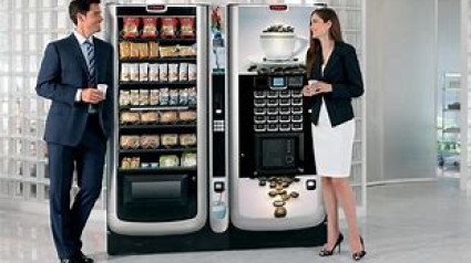 Máquina de vending en una empresa