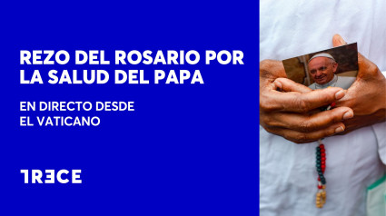 Rezo del Rosario por la salud del Papa Francisco desde el Vaticano