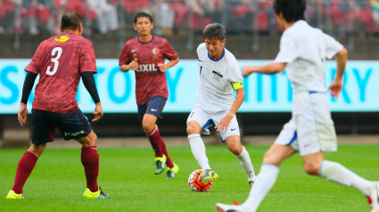 El jugador japonés Kazuyoshi Miura, durante un partido de 2015