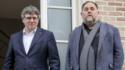 Oriol Junqueras y Carles Puigdemont