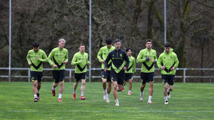 Entrenamiento de la Real Sociedad en Zubieta