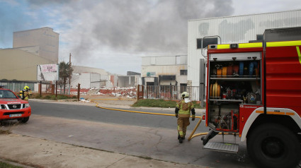 Incendio empresa cárnica en Toledo