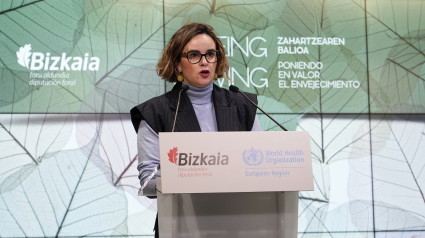 Elixabete Etxanobe, diputada general de Bizkaia