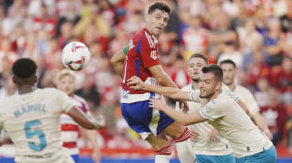 Lucas Boyé en el último partido que enfrentó al Granada y el Córdoba