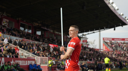 Tsygankov celebra el primer gol de su equipo ante el Celta.