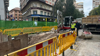 Avanzan las obras de reparación en la Gran Vía