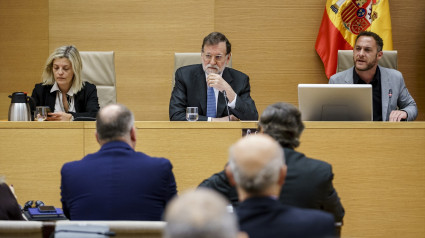 El expresidente del gobierno, Mariano Rajoy, comparece en la comisión de Investigación sobre la denominada "Operación Cataluña"