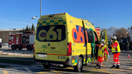 Ambulancia del 061 en Cádiz