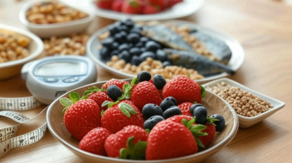 Fresas y arándanos, alimentos recomendados para las personas con diabetes