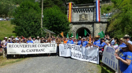 Crefco y Creloc en el túnel de Somport