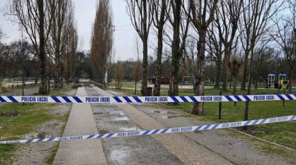 El Soto cerrado por riesgo de desbordamiento del Adaja  Foto: EmergenciasÁvila