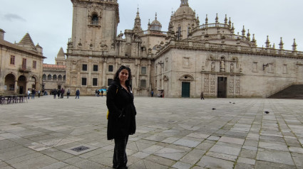 María Otero ha diseñado una visita turística a Santiago en clave feminista