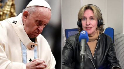 El Papa Francisco y Cristina López Schlichting