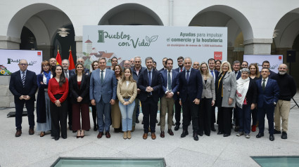 Presentación del programa de Ayudas Pueblos con Vida con subvenciones para comercios y hotelería en pueblos de menos de mil habitantes