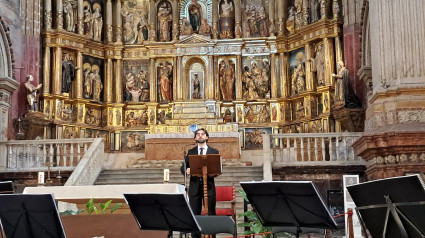 Álvaro Ramos en el Pregón de la Soledad de San Jerónimo