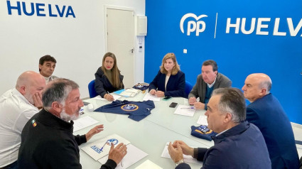 Reunión mantenida entre representantes de AUGC y SUP con parlamentarios del Partido Popular en Huelva