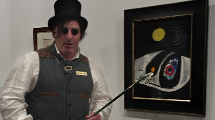 El Doctor Zocas es el personaje creado por Alberto Geada para visitar la Feria de Arte Contemporáneo ARCO