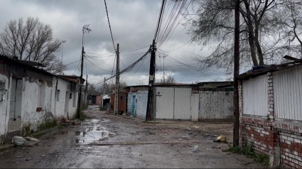 El río Guadarrama inunda el poblado de Las Sabinas