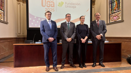 Acto de presentación de las Becas USA 2025 de la Fundación Unicaja