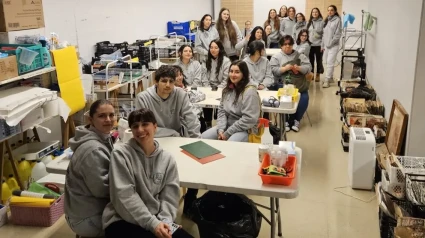 Alumnos de la Escola de Conservación