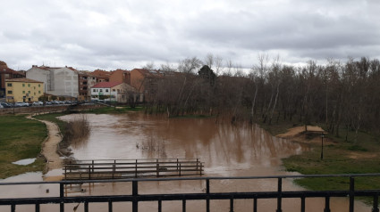 Las intensas precipitaciones del fin de semana provocaron daños estructurales en el puente romano