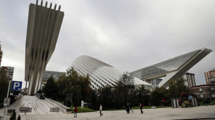 El Palacio de Congresos y Exposiciones de Oviedo, conocido como 'el Calatrava'