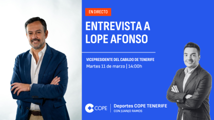 Entrevista a Lope Afonso en Deportes Cope Tenerife