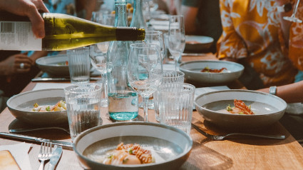 Imagen de una cena