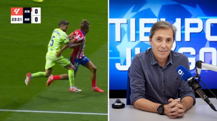 La reacción de Paco González al posible penalti por el agarrón de Iñigo Martínez a Marcos Llorente: "Cuánto más lo veo..."