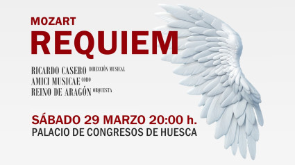 Cartel Requiem en Huesca