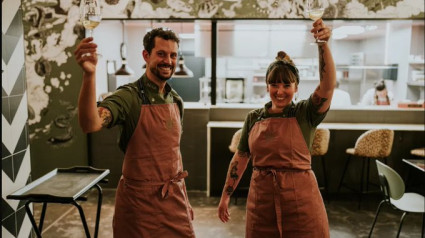 Beatriz y Rodrigo Fernández, restaurante 'Arsa de Logroño'