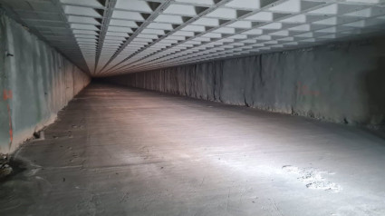 Túnel del metro de Granada en Camino de Ronda