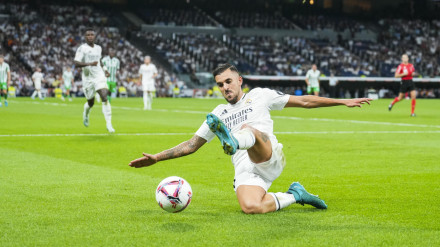 Dani Ceballos durante el partido de la cuarta jornada de LaLiga entre el Real Madrid y el Real Betis.