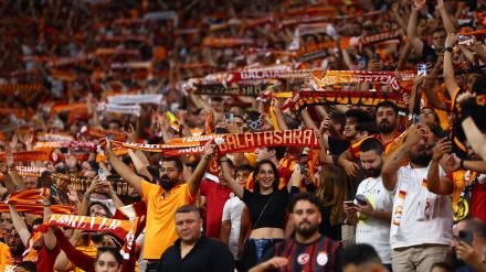 La afición del Galatasaray.