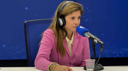 Marian Rojas en los micrófonos de COPE