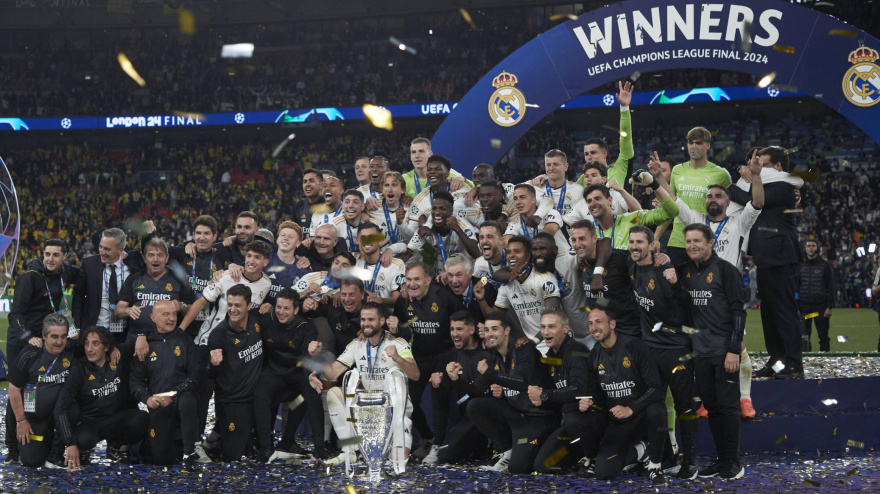 El Real Madrid tras ganar la final de Champions League al BVB.
900/Cordon Press