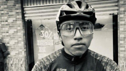 Kevin Pozo, joven ciclista de 24 años.
