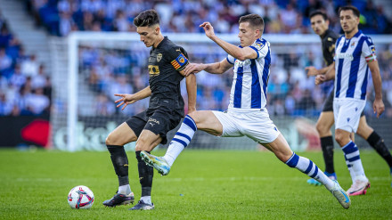 El Valencia CF cae 3-0 en Anoeta