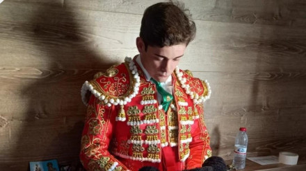 El novillero David Pardo