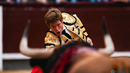 Borja Jiménez durante su actuación el pasado sábado en Las Ventas