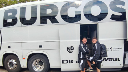 El Burgos CF de viaje