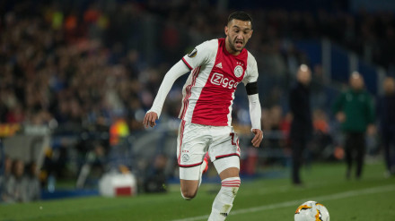 HAKIM ZIYECH DURING MATCH GETAFE VERSUS AJAX AMSTERDAM, UEFA EUROPA LEAGUE AT ALFONSO PEREZ COLISEUM. THURSDAY, 20 FEBRUARY 2020

Cordon Press