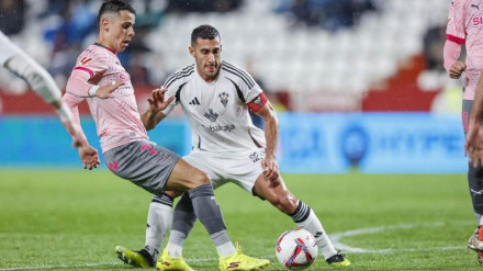 Gaspar Campos ante el Albacete.